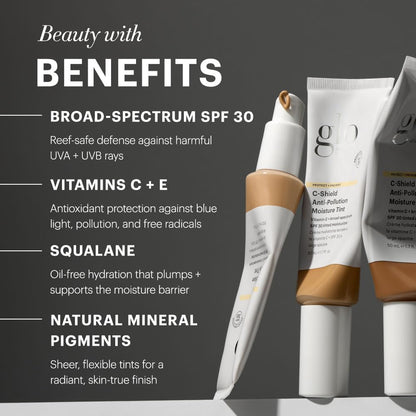 Glo Skin Beauty C-Shield Tinted Moisturizer SPF 30, 5W Medium 1.7oz