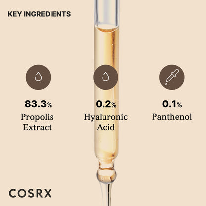 COSRX 73% Propolis Light Ampoule for Sensitive Skin, Fine Lines, 1.01fl.oz