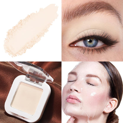 HHLTOH Neutral Nude Eyeshadow Palette, Light Beige Ivory White Matte Eye Shadow, Soft Blendable Natural Everyday Makeup for Mature Skin, Vegan & Cruelty-Free, Sombras para Ojos #11