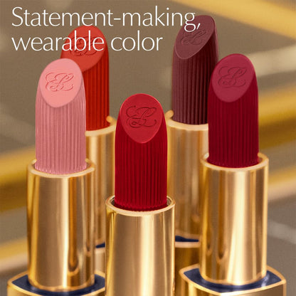 Estée Lauder Pure Color Long Lasting Cream Lipstick for Women with Cream Finish | Plumping & Nourishing 0.12 Ounce, 440 Irresistible