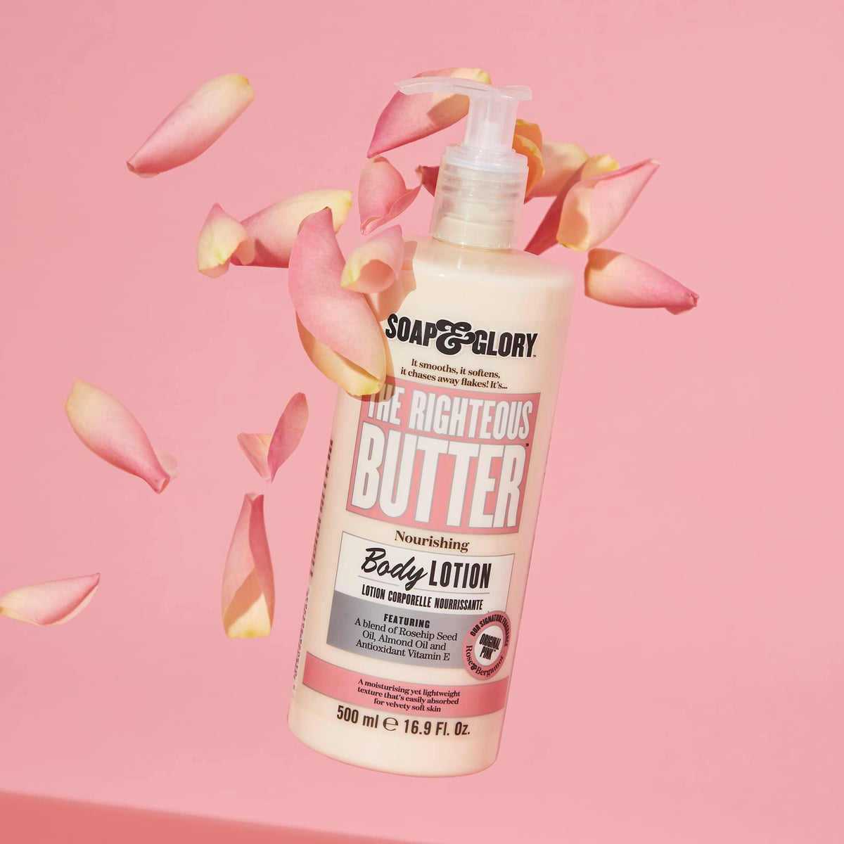 Soap & Glory Original Pink Moisturizing Body Lotion Pump, 16.9 oz