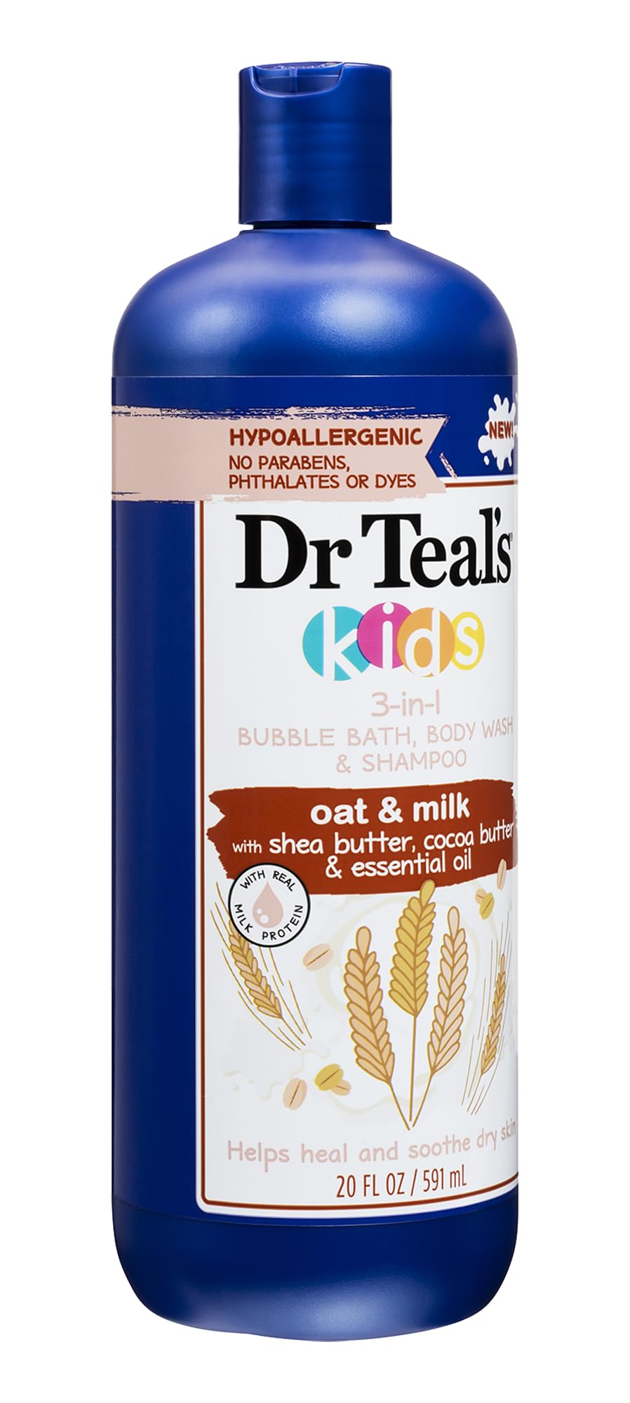 Dr Teal's Kids Sensitive Skin 3-in-1 with Shea & Cocoa Butters