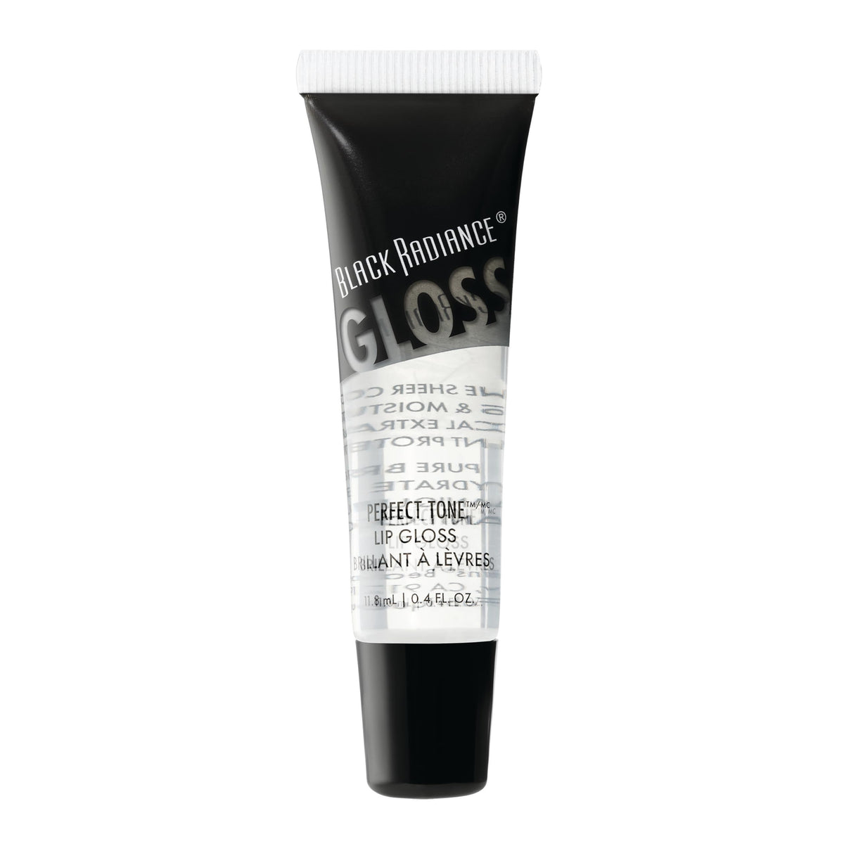 Black Radiance Perfect Tone Lip Gloss, Clear Shine, 0.4 Oz