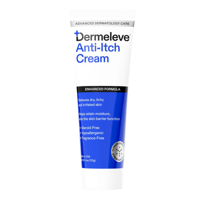 Dermeleve Dermatologist Recommended Steroid Free Anti-Itch Cream, 4oz 1 Ct.