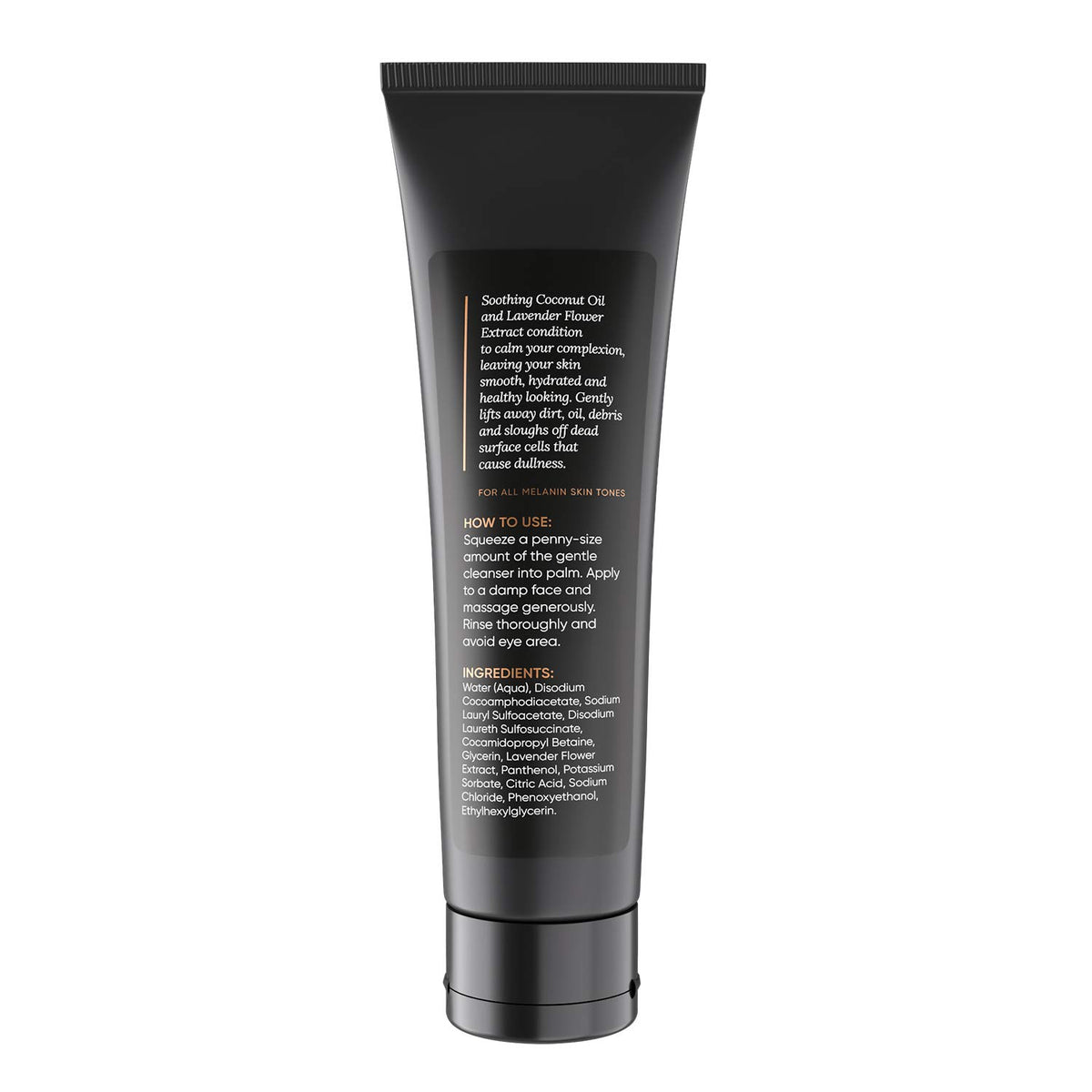 Buttah Skin Facial Gel Cleanser 3.4oz - Gentle & Clarifying Face Wash - Oil & Dirt Extracting Wash - Daily Cleansing - Face Wash for Melanin Rich Skin - Black Founded