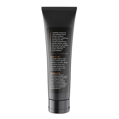 Buttah Skin Facial Gel Cleanser 3.4oz - Gentle & Clarifying Face Wash - Oil & Dirt Extracting Wash - Daily Cleansing - Face Wash for Melanin Rich Skin - Black Founded