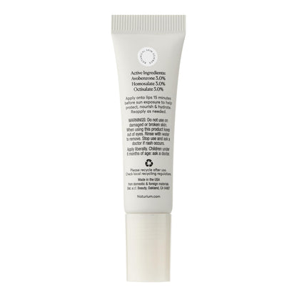 Naturium Phyto-Glow Lip Balm SPF 45 | Hydrating Gloss with Broad Spectrum Sunscreen | 0.34 FL OZ / 10 mL, Clear