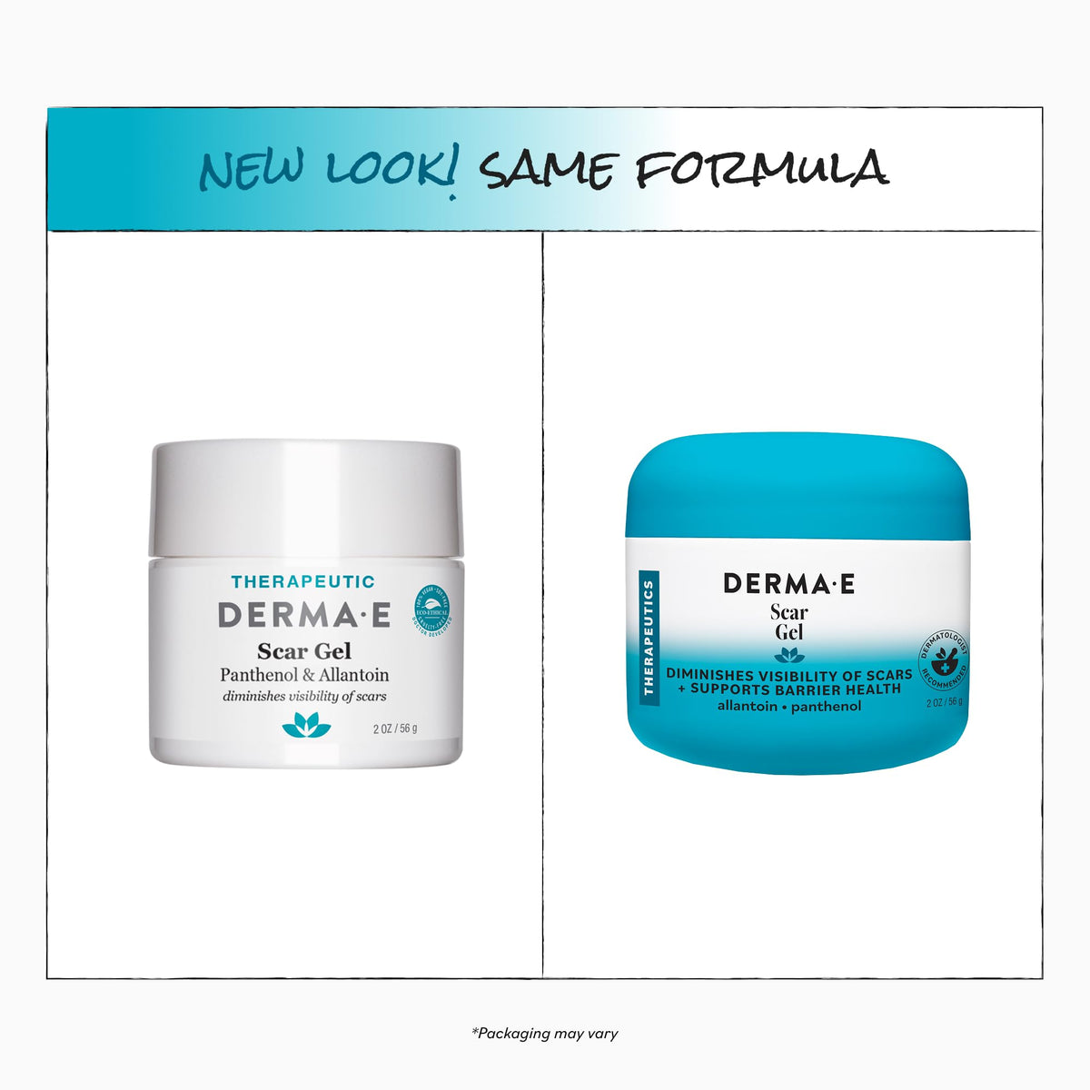 DERMA E Scar Gel, Hydrating, Fast-Acting Scar Treatment, 2 Oz