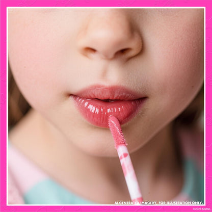 Barbie Lip Gloss Set, 7-Piece Plant-Based, Ages 3+