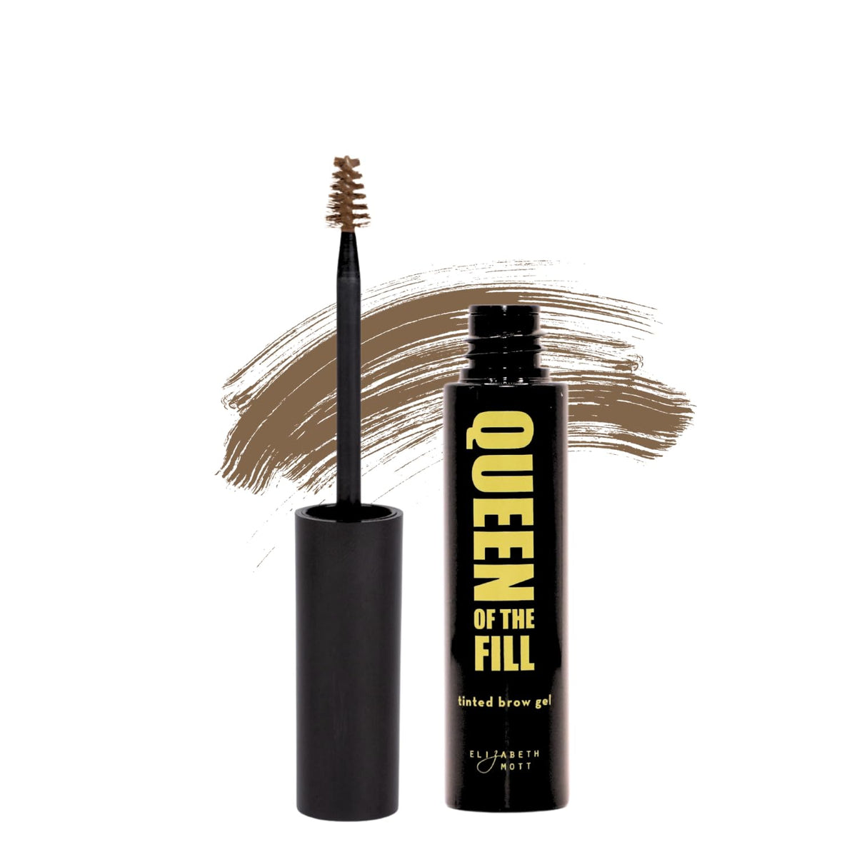 Elizabeth Mott Queen of the Fill Tinted Eyebrow Gel – Light Medium Brown 4g