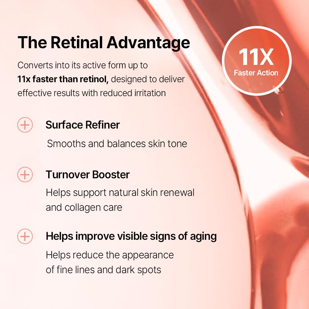 mixsoon PDRN Collagen Retinal 6 Capsule Serum, Retinal Copper Peptides Serum With Niacinamide, Firming Serum for Fine Lines & Texture Care, 30ml / 1.01 Fl. Oz Korean Glass Skin Care
