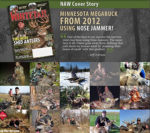 Nose Jammer Hunting Accessories - Hunting Body Wash and Shampoo - Clean, Moisturizes And Refreshes, No Sulfates, Prabens Or Dyes, Scent Away For Hunting, 12 oz.