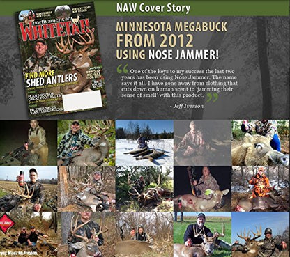 Nose Jammer Hunting Accessories - Hunting Body Wash and Shampoo - Clean, Moisturizes And Refreshes, No Sulfates, Prabens Or Dyes, Scent Away For Hunting, 12 oz.
