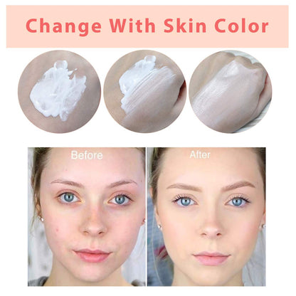 ReviGLam TLM Colour Changing Liquid Foundation Hides Wrinkles & Lines, BB Cream Makeup Base Concealer Cover Moisturizing Fluid for all Skin Tone SPF15, Pack of 2
