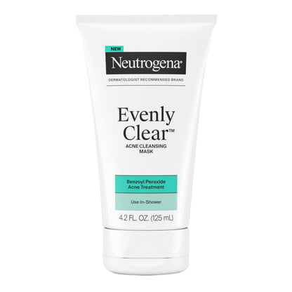 Neutrogena Evenly Clear Acne Cleansing Face Mask, 4.2 fl. oz