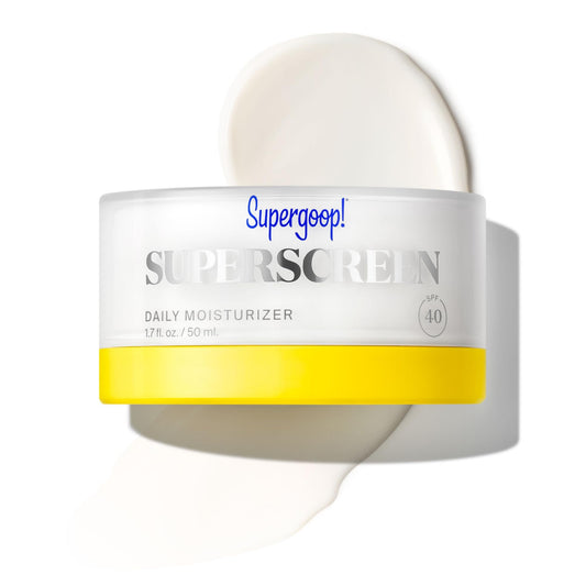 Supergoop! Superscreen - 1.7 fl oz - SPF 40 PA+++ Hydrating Daily Moisturizer Sunscreen - Protection from UV Rays + Helps Filter Pollution & Blue Light