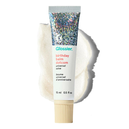 Glossier Balm Dotcom Lip Balm & Universal Salve, Birthday, Soft Shimmer