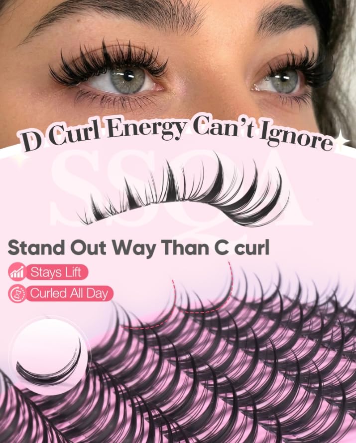 Fairy Lash Clusters Manga Eyelash Clusters D Curl Anime Individual Lashes