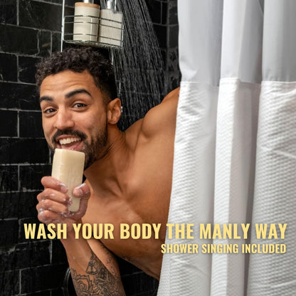 San Francisco Soap Company Man Bar 3-Piece Gift Set - No Harmful Chemicals - Good for all Skin Types - Made in the USA