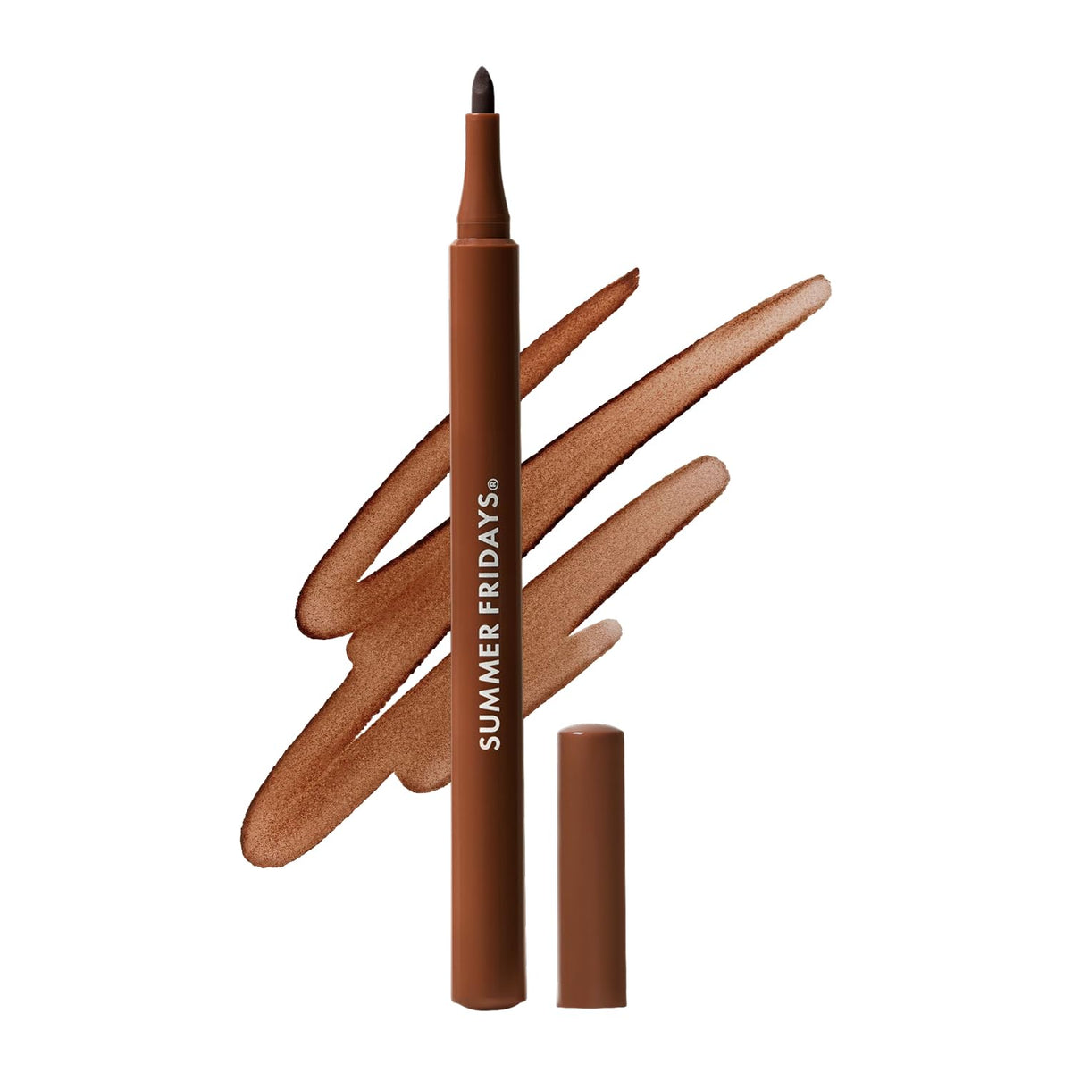 Summer Fridays Flushed Lip Stain Liner, 12hr Wear & Transfer-Proof, Mocha