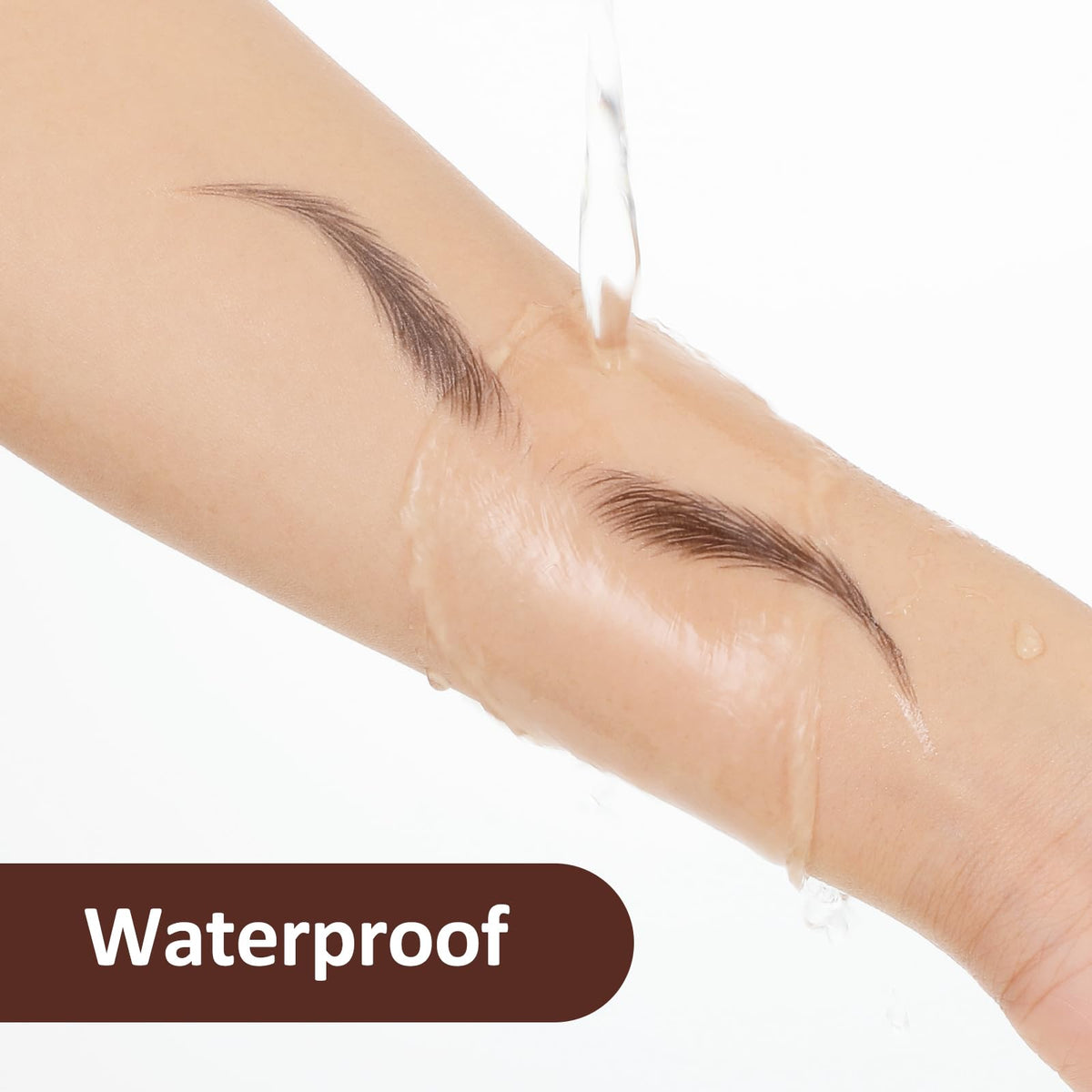 YUXIANLB 10 Sheets Waterproof Eyebrow Tattoo Fake Eyebrows Sticker 4D Hair-Like Eyebrow Tattoos Stickers Temporary Eyebrow Tattoo For Women Long-Lasting Eyebrow Christmas For Makeup Beginner(Black-10)