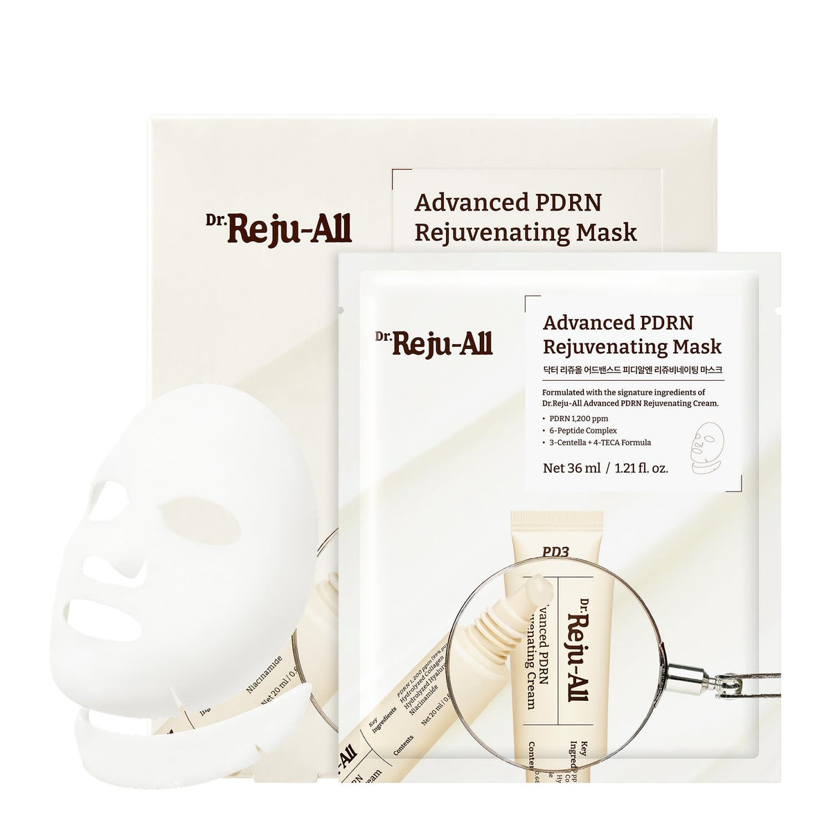 Dr.Reju-All Advanced PDRN Rejuvenating Mask (1.2 Fl Oz x 4EA)