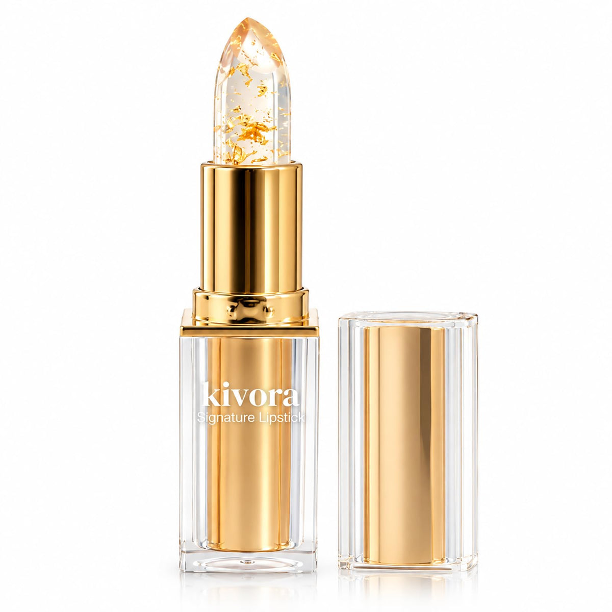 Lipstick for Mature Lips, Signature Clear Lipstick for Older Women (Gold)