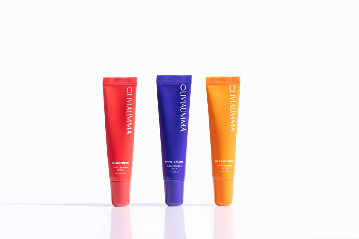 OLIVIAUMMA Glow Ceramide Liptox Napa Valley, Hydrates & Glosses Lips, 15ml