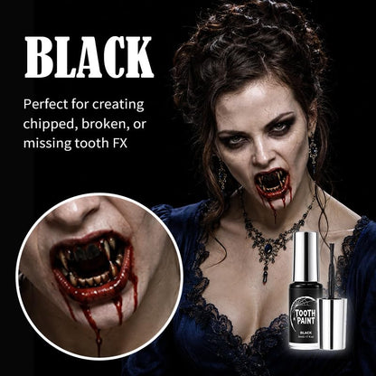 Black Tooth Paint, Black Out Teeth Makeup Solutiont, Cosplay Teeth
