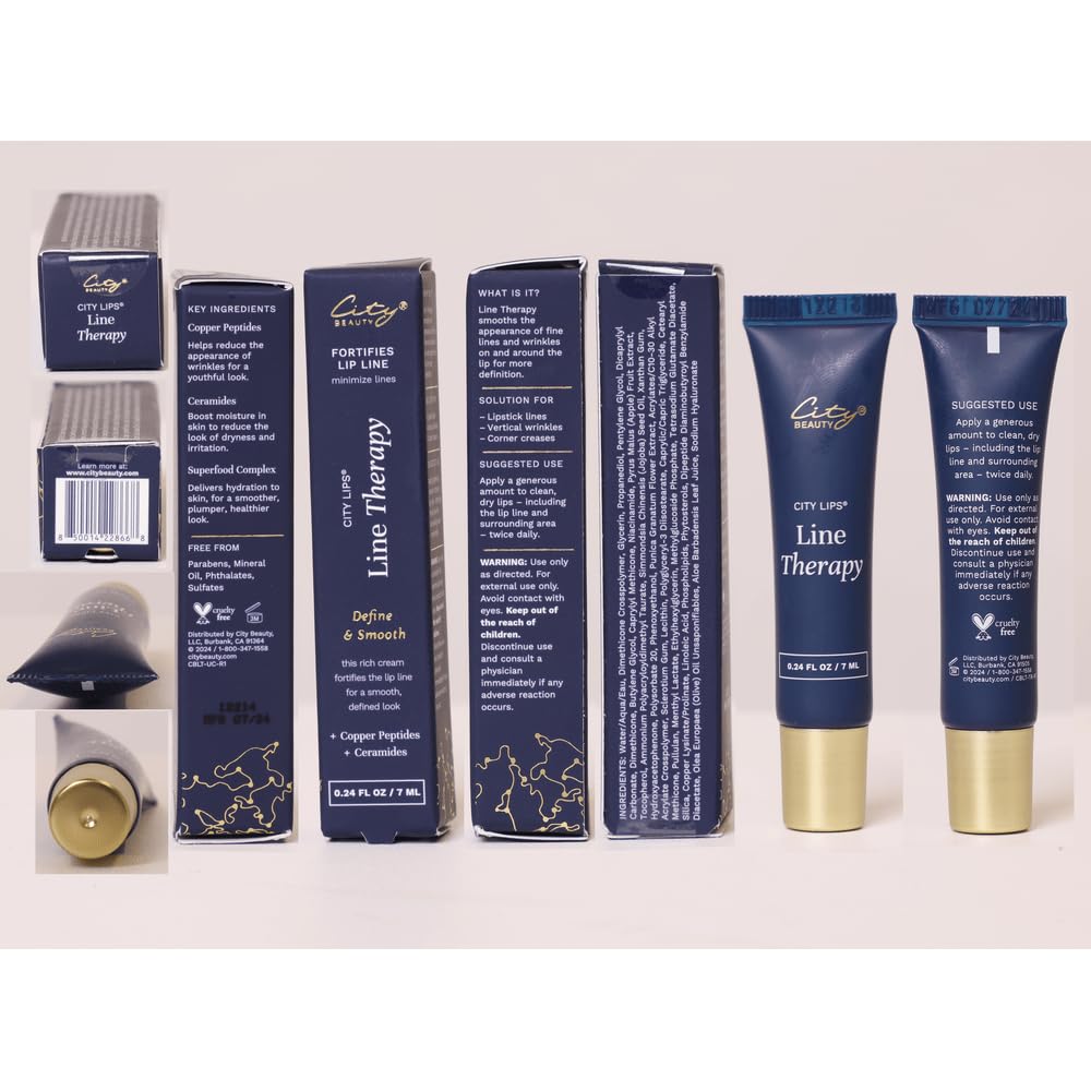 City Beauty City Lips Line Therapy, Lip Line Treatment, 0.24oz