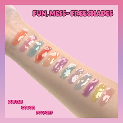 Minnie Mouse Lip Gloss Set, 12-Piece Plant-Based, Ages 3+
