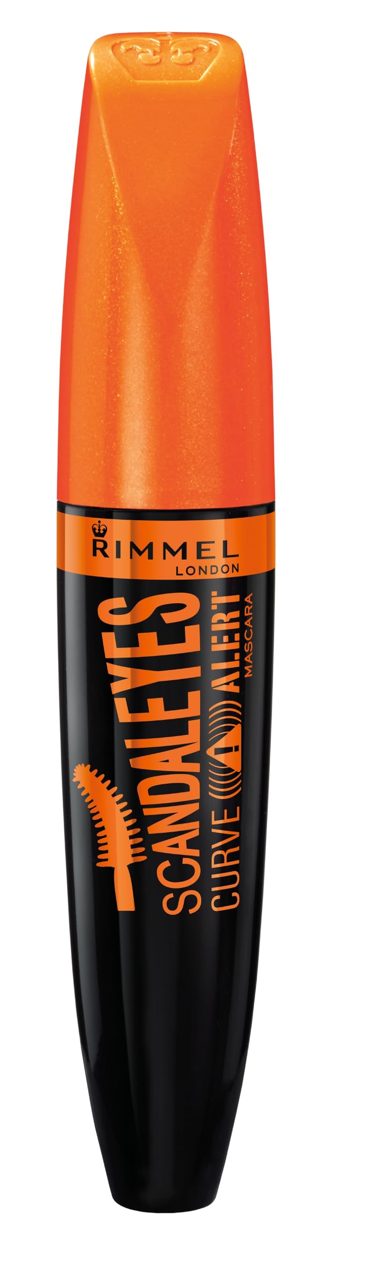 Rimmel Scandaleyes Curve Alert Mascara, Volumizing, Curls, Plumps, 001, Black, 0.41oz