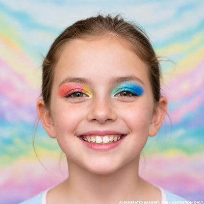Barbie 35-Well Shadow Palette with 8 Brushes, Ages 8+