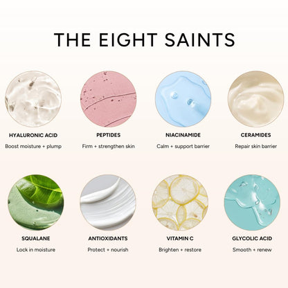 Eight Saints Daydreamer Soothing Anti Aging Face Moisturizer, Fast Absorbing Oil Free Face Lotion With Hyaluronic Acid & Vitamin E, and Sunflower Oil, Hydrating Daily Facial Moisturizer, 2 Ounces
