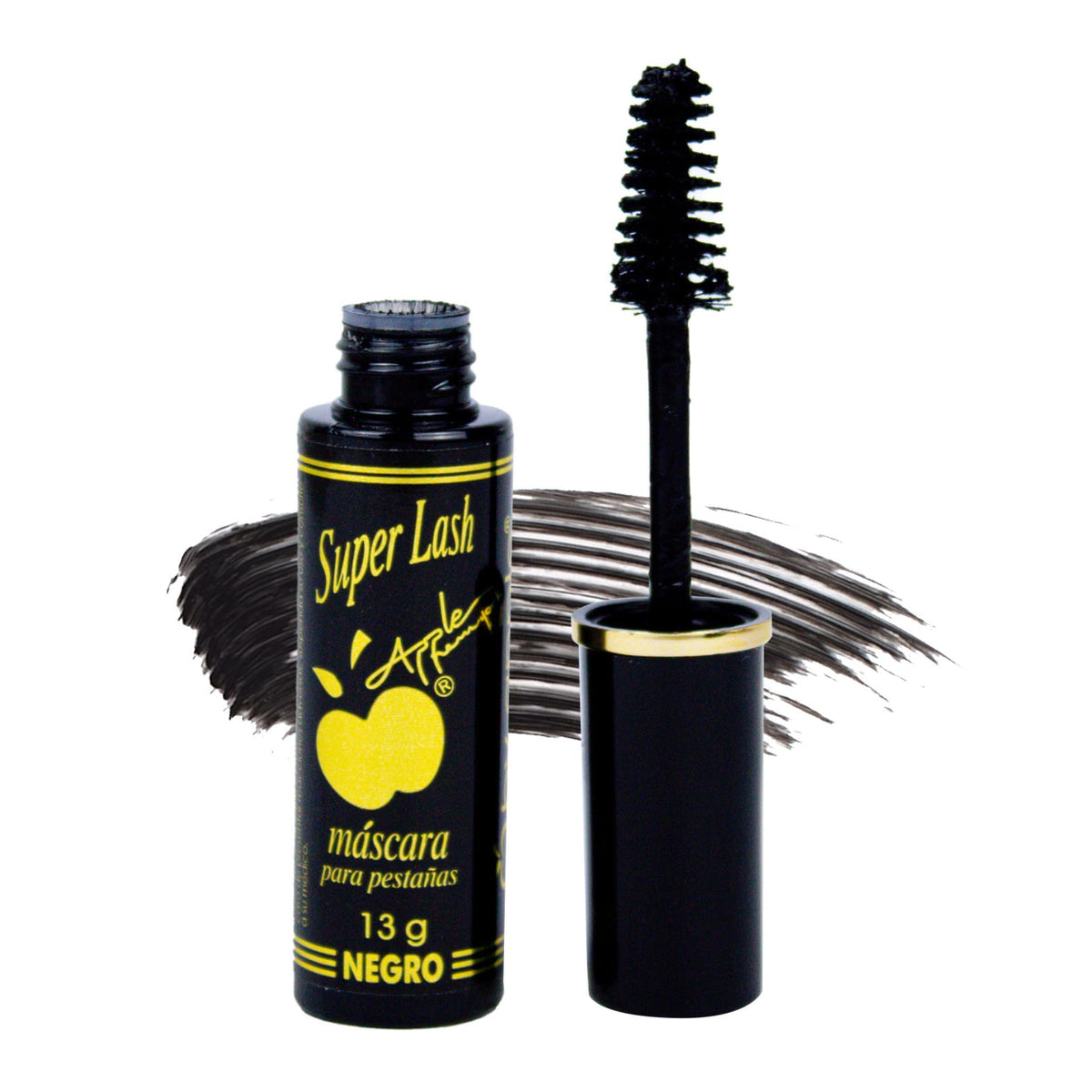 BY APPLE Super Lash Classic Mascara, Black, Volume and Length Formula, 0.4 Oz