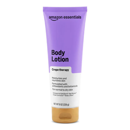 Amazon Essentials Crepe Smoothing Body Lotion for Normal to Dry Skin with Moisturizers and Antioxidants, 8 Oz 1 Pack