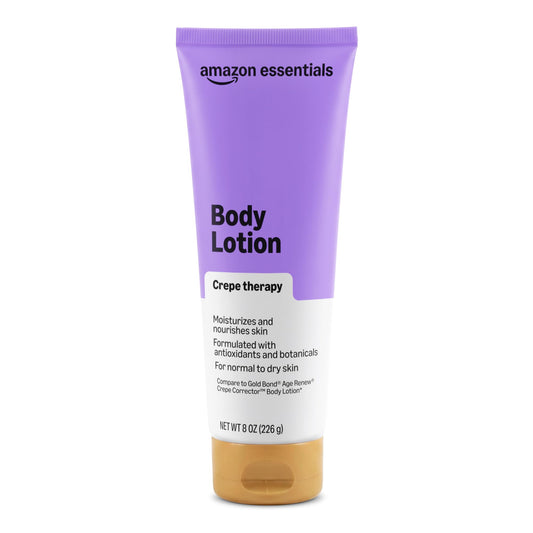 Amazon Essentials Crepe Smoothing Body Lotion for Normal to Dry Skin with Moisturizers and Antioxidants, 8 Oz 1 Pack