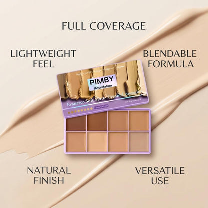 Pimby Full Coverage Concealer, Lightweight, Blendable, Natural Finish