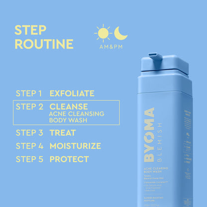 BYOMA Blemish Clearing Body Wash for Acne-Prone Skin (300ml)