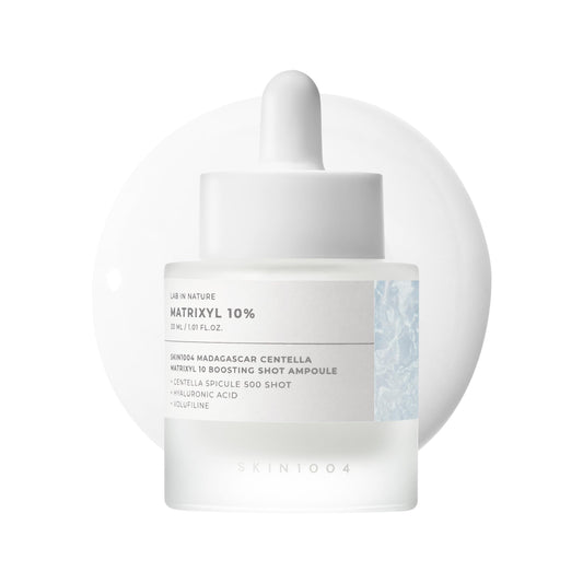SKIN1004 Matrixyl 10% Boosting Shot Ampoule, Volufiline & Hyaluronic Acid Serum for Face, Spicule for Deep Hydration & Firming, Moisture Volume Care for Under Eye, Korean Skin Care, 1.01fl.oz / 30ml