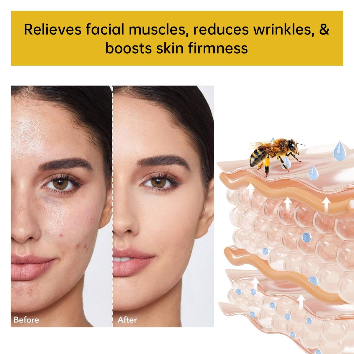 nvyue Bee Venom Skin Restoration Cream, 2.12OZ, 2Pcs