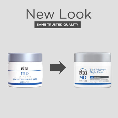 EltaMD Skin Recovery Overnight Face Mask, Moisturizing Night Cream, 1.7 oz