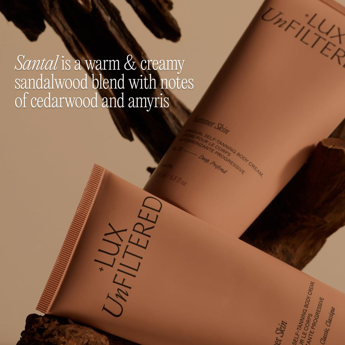 + Lux Unfiltered - Summer Skin Deep Gradual Self Tanner - Santal
