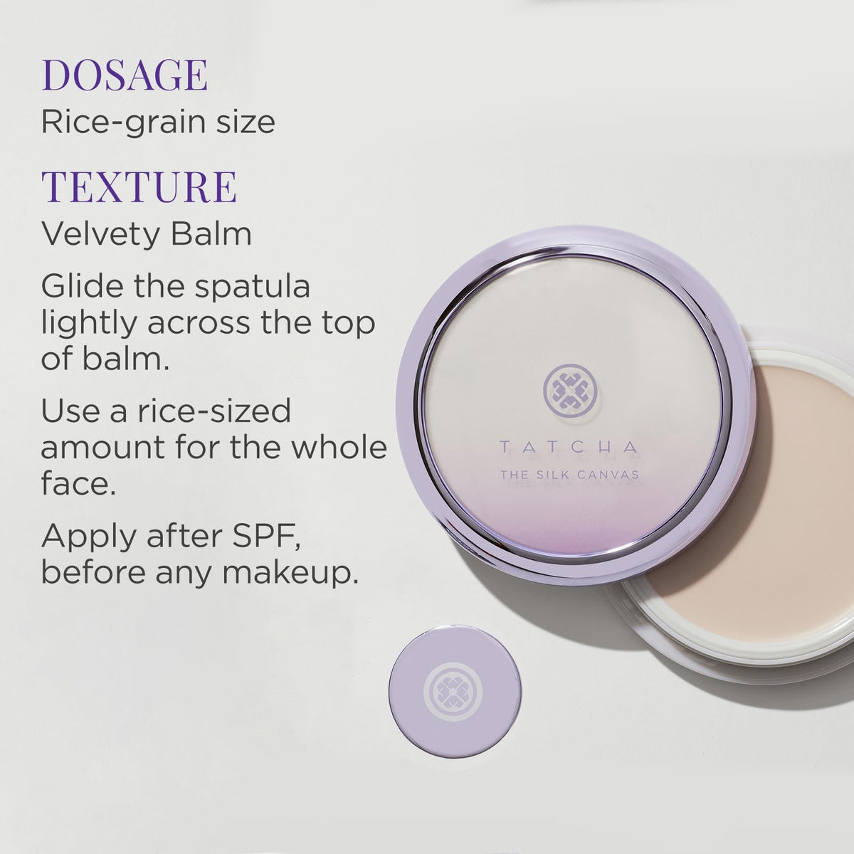 TATCHA The Silk Canvas, Protective, Smoothing, & Blurring Makeup Primer