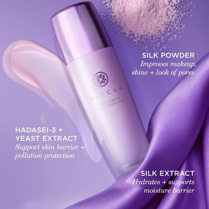 TATCHA Liquid Silk Canvas, Protective, Smoothing, & Blurring Makeup Primer