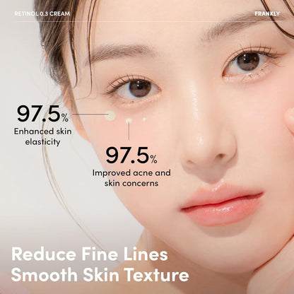 FRANKLY Retinol 0.3% Cream, 0.7oz - Korean Intensive Retinol
