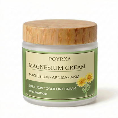 Magnesium Chloride Nerve Relief Cream with Arnica and Msm for Joint, Muscle Relaxation, Hands & Knees, Fast-Absorbing & Non-Greasy Soothing Nerve Formula Moisturizing for Daily Comfort