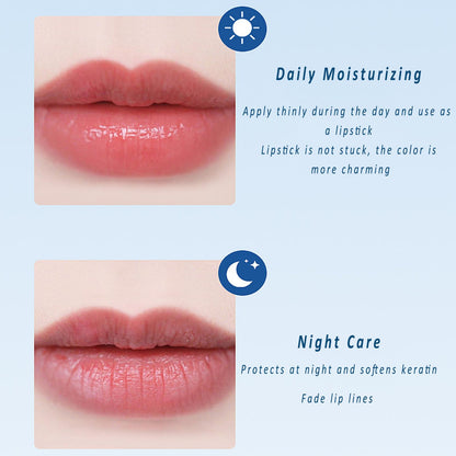 2 Pack Hyaluronic Acid Lip Balm - Refreshing Soothing Eliminate Lip Lines Lip Balm, Hydrates, Softens and Reduces Lip Lines Relieve Dryness Alcohol-Free Nourishes All Lip Skin Types