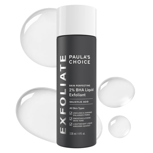 Paula's Choice SKIN PERFECTING 2% BHA Liquid Leave-On Exfoliant, 4 Fl Oz