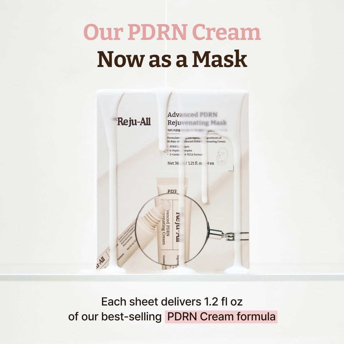 Dr.Reju-All Advanced PDRN Rejuvenating Mask (1.2 Fl Oz x 4EA)